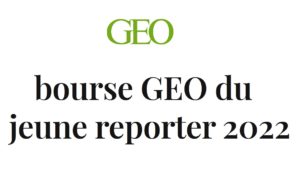 Bourse GEO du Jeune Reporter