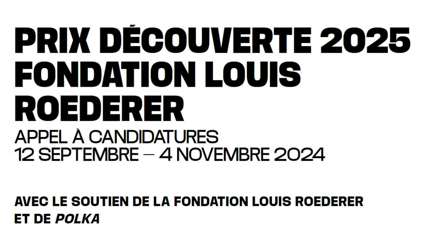 Prix Découverte Louis Roederer