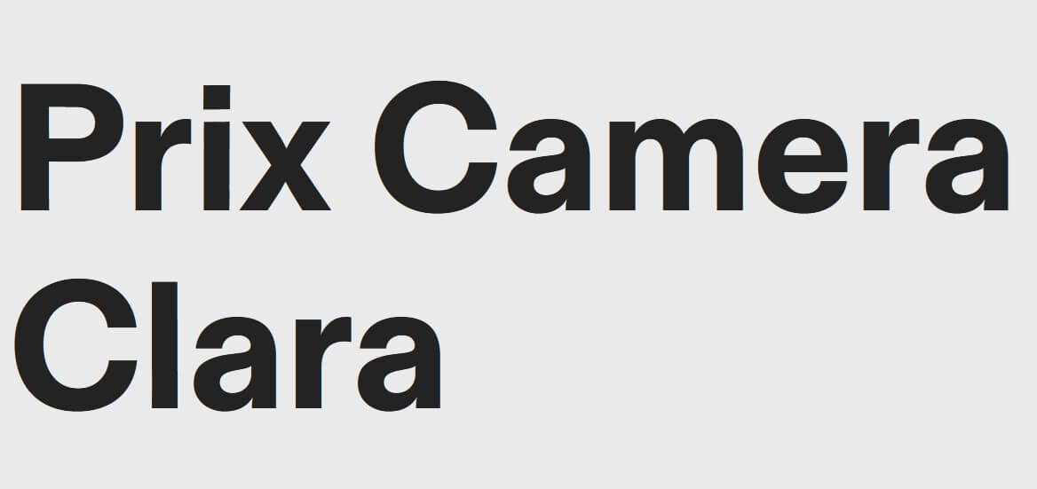Prix Photo Camera Clara
