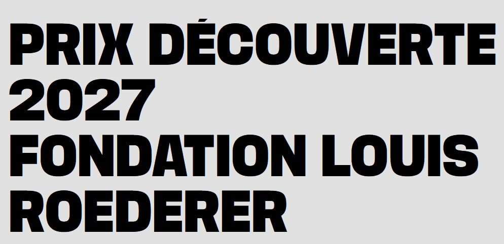 Prix Découverte Fondation Louis Roederer